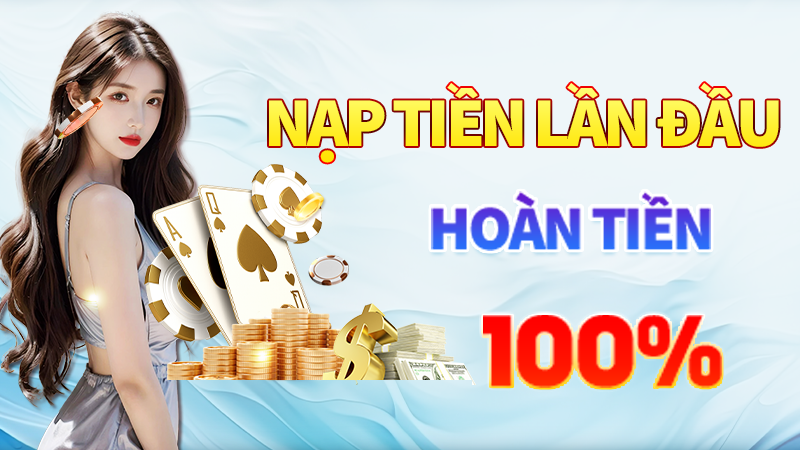 Khuyến mãi 555win hoàn tiền nạp đầu lên đến 100%